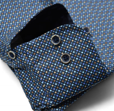 The Marcello Ringley Indigo Roll Collar is a versatile and stylish shirt that elevates any outfit.