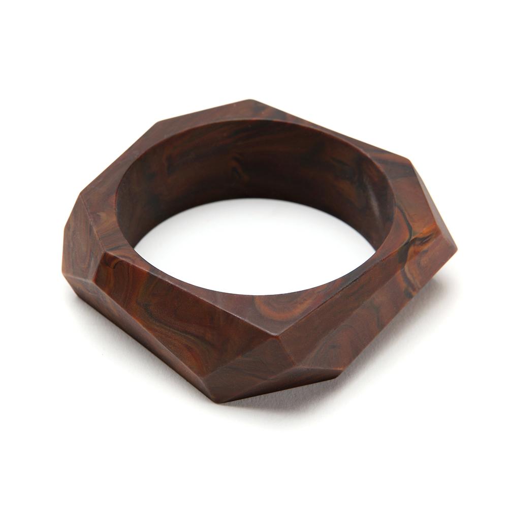 Angle Resin Bracelet Bark