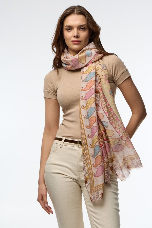 Paisley Palm Scarf