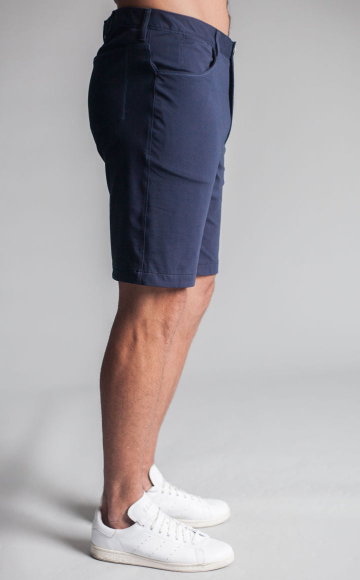 Buki HIgh Five Short, Navy, side