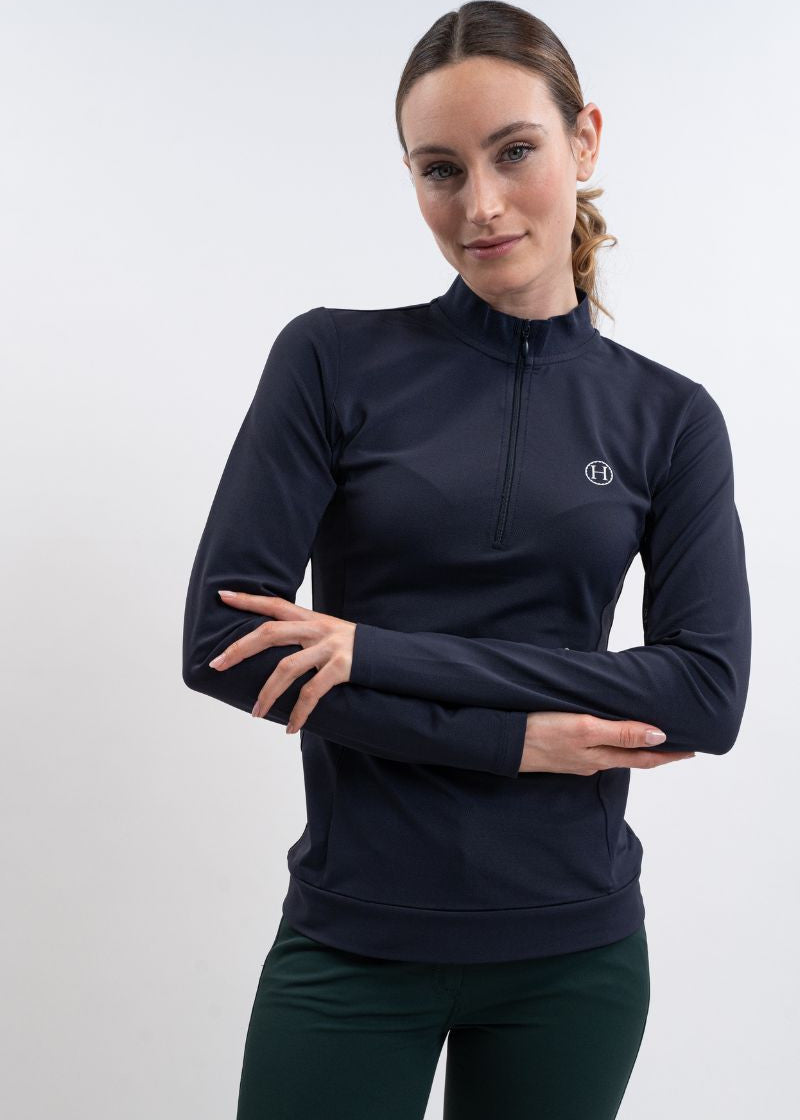 Tess - Long Sleeve Technical Riding Polo