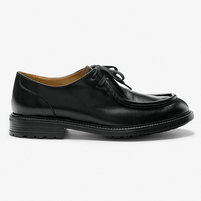 Men's Black Leather Tuscan Moc Boot