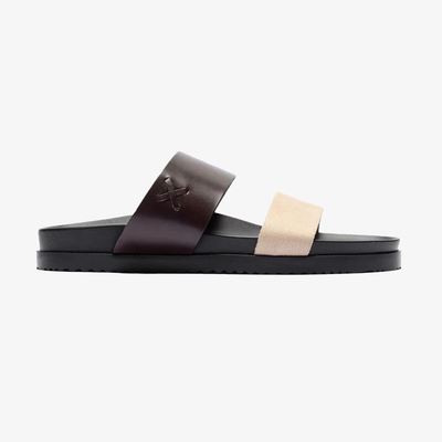 Men's Brown & Tan Cinturini Sandal