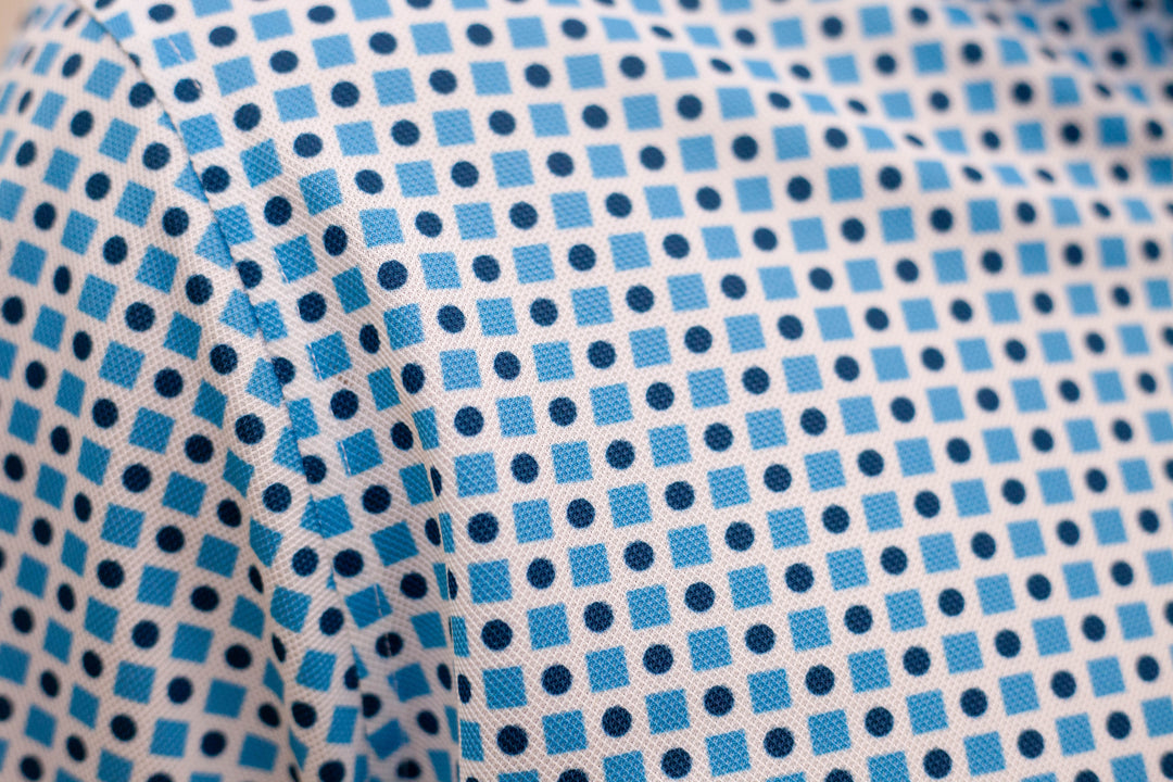 Palm Springs Short Sleeve Tech Shirt-SHORT SLEEVE SHIRTS-BUKI-M-Turquoise + Blue-Buki