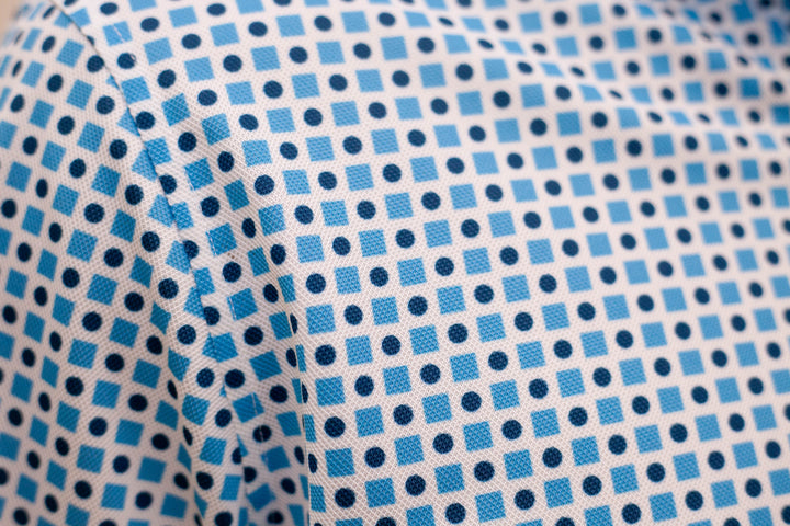 Palm Springs Short Sleeve Tech Shirt-SHORT SLEEVE SHIRTS-BUKI-M-Turquoise + Blue-Buki