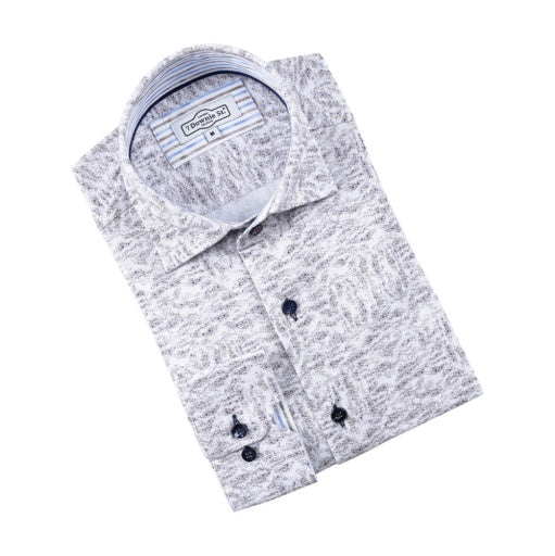 Beige Amore All Way Stretch Knit Abstract Print - 7 Downie St.®