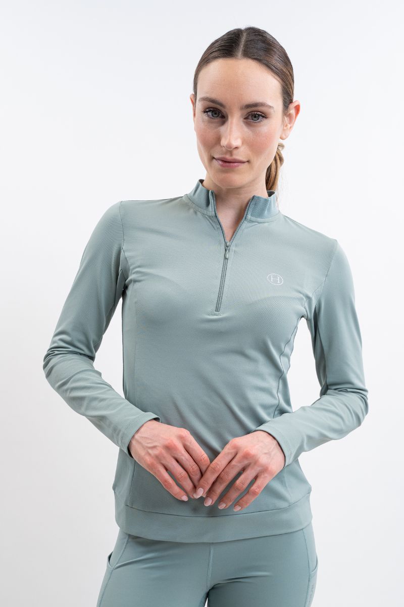 Tess - Long Sleeve Technical Riding Polo
