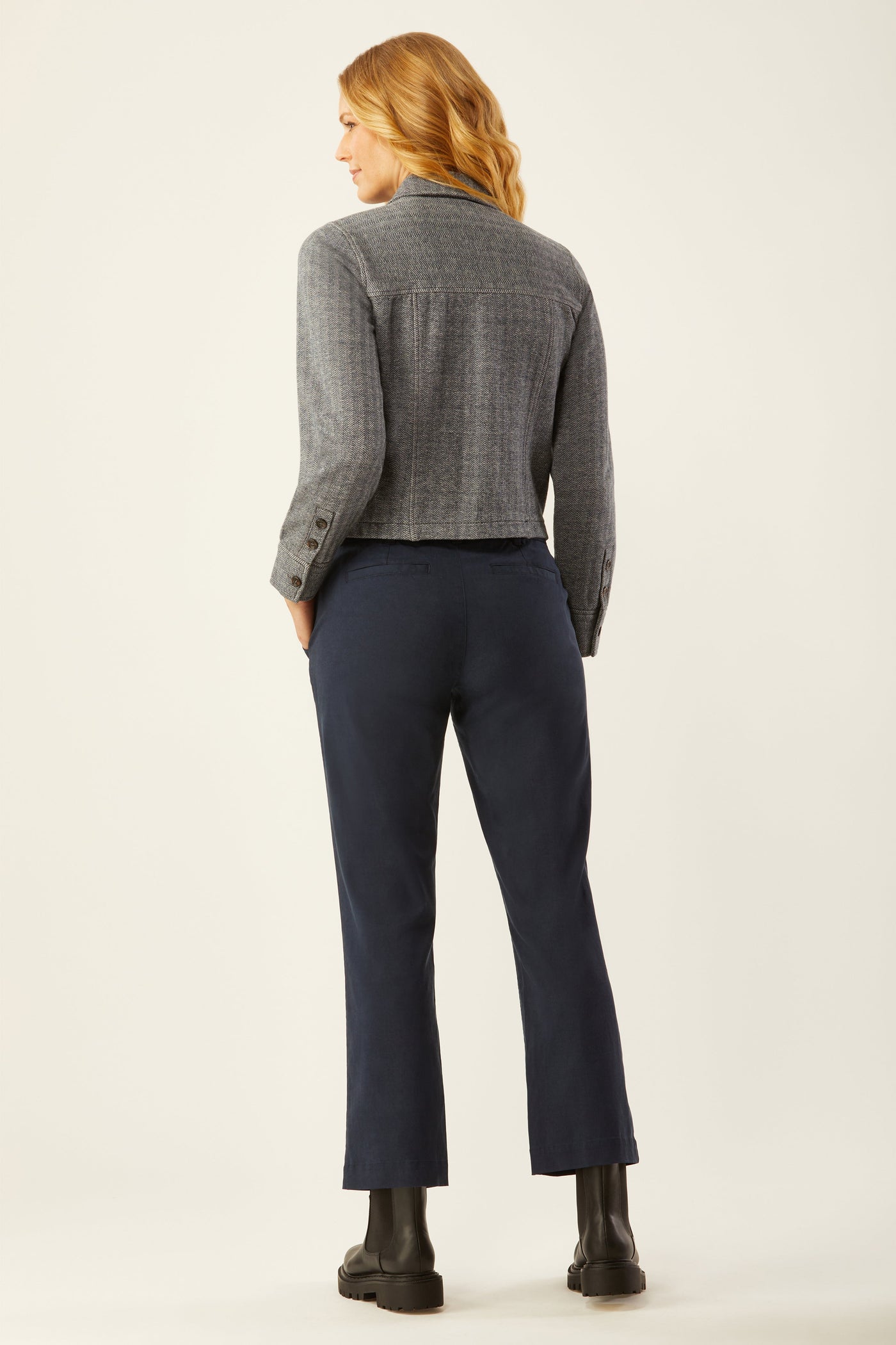 Terry Jean Jacket - Heather Indigo