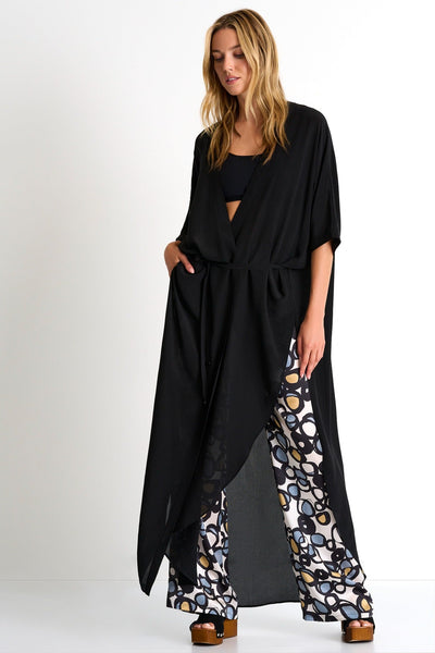 52321-87-800 Long silk kimono