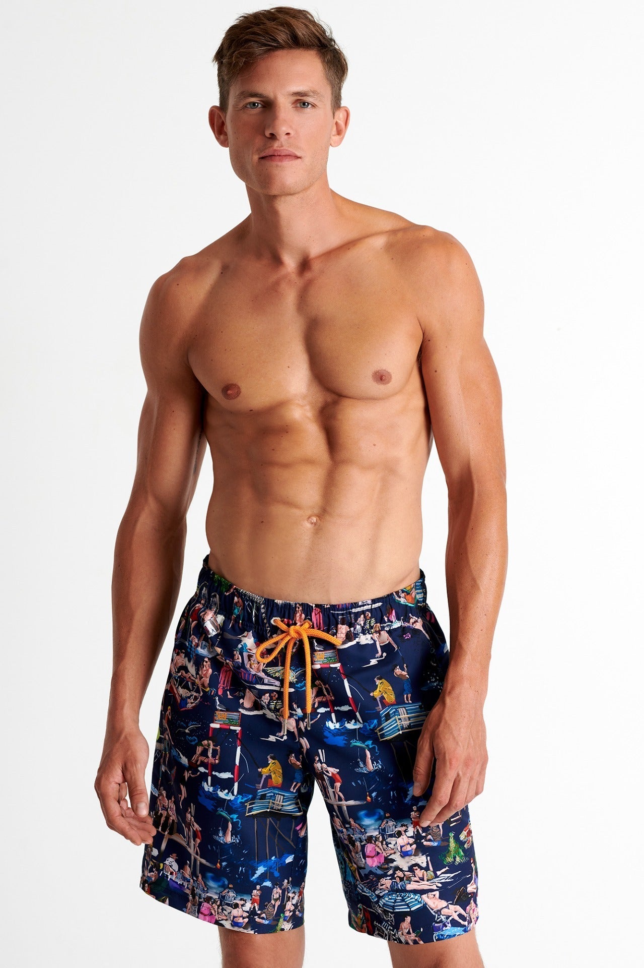 62218-31-953 - Long Fit, Swim Trunk S / 953 Bathing