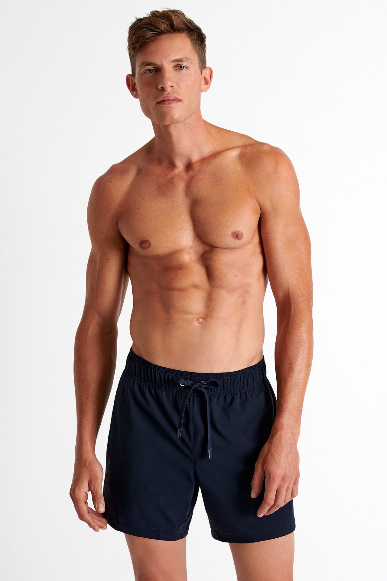 62245-30-590 - Classic Fit, Stretch And Quick Dry Swim Trunks S / 590 Navy
