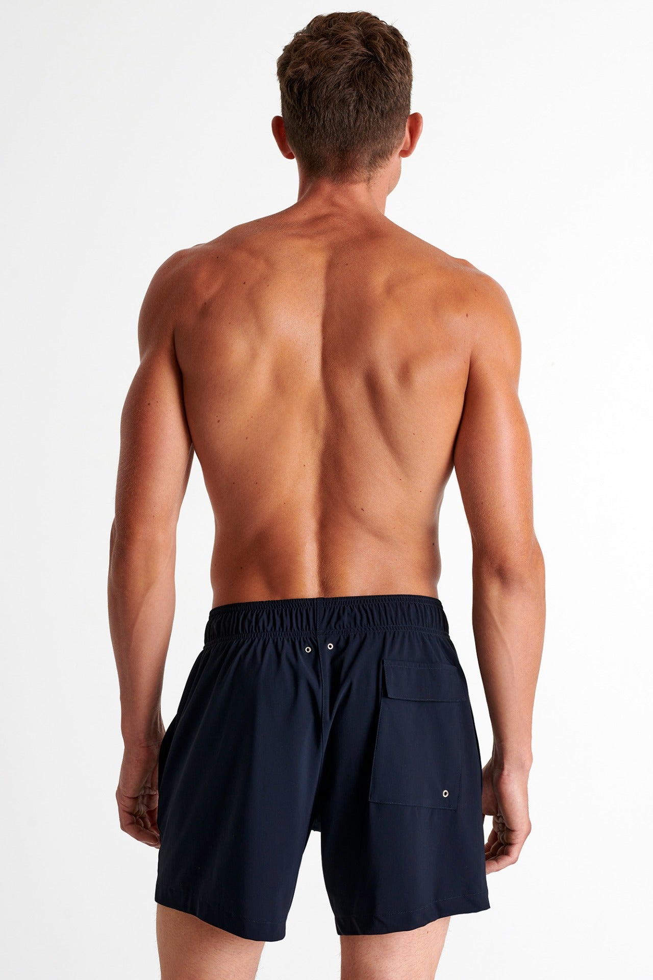 62245-30-590 - Classic Fit, Stretch And Quick Dry Swim Trunks S / 590 Navy