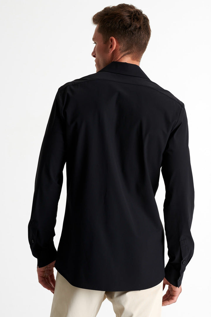 62265-50-800 - Extensible Lycra Jersey Shirt S / 800 Black