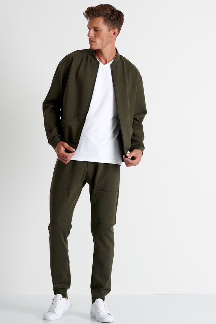 62267-43-600 - Modern 3D Jersey Cargo Pants S / 600 Khaki