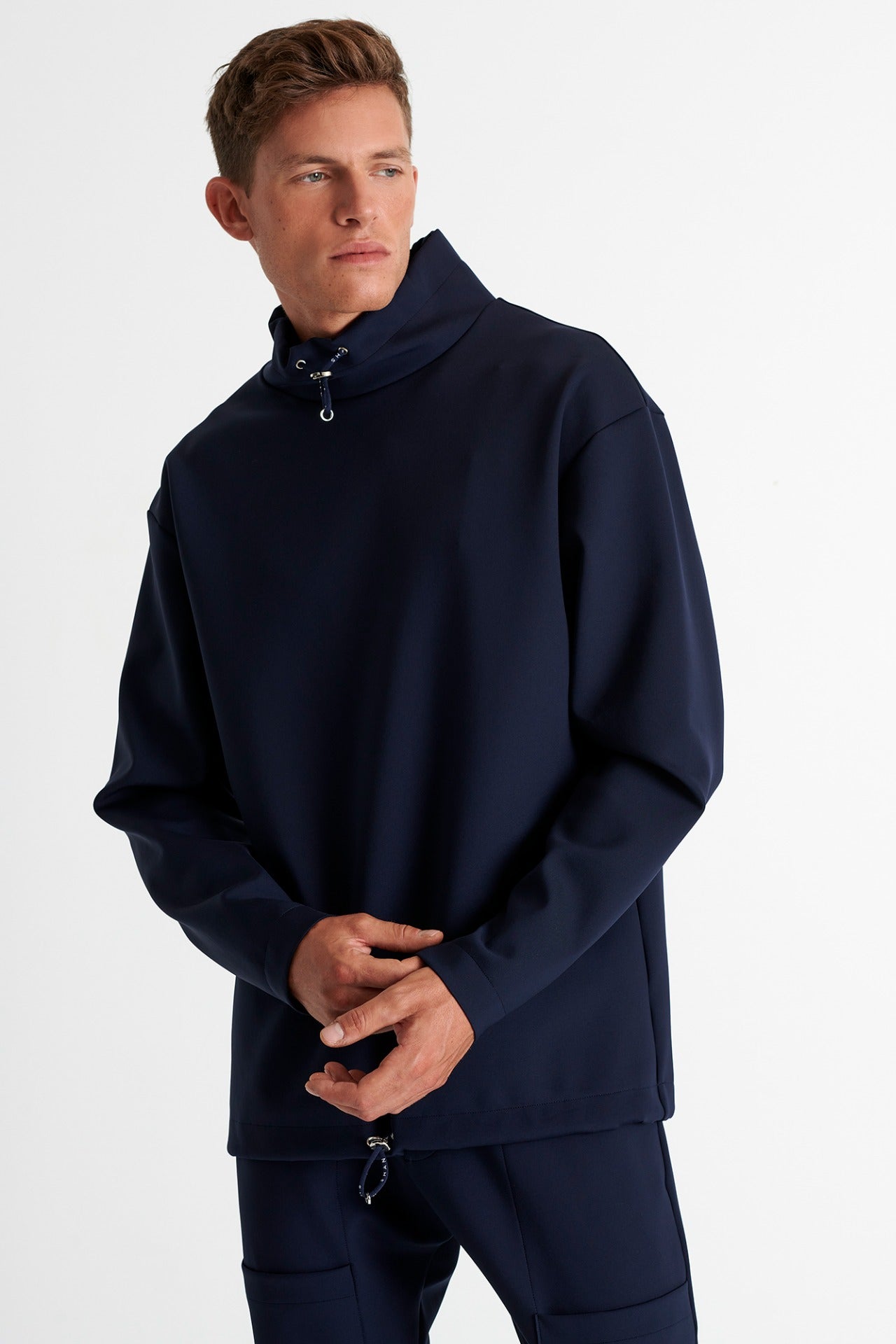 62267-84-590 - Long Sleeve Sweater S / 590 Navy