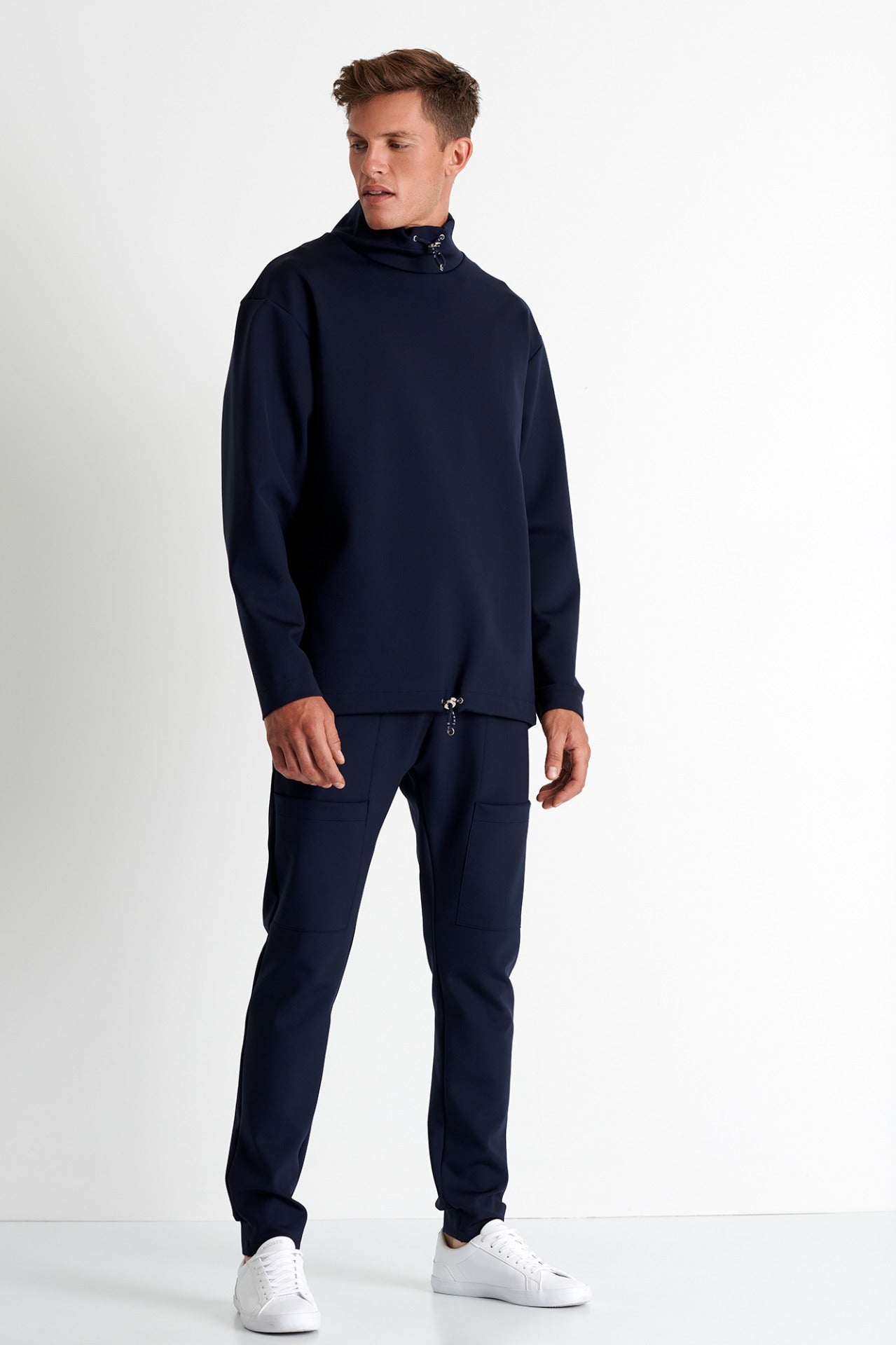 62267-84-590 - Long Sleeve Sweater S / 590 Navy
