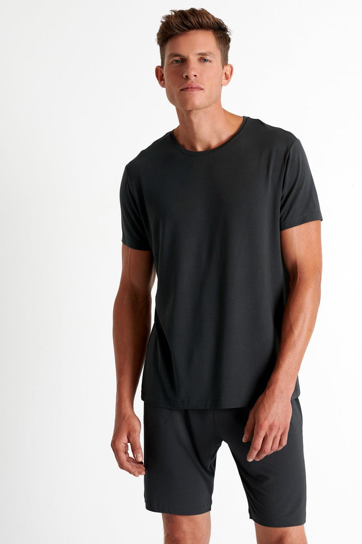 62294-81-170 - Soft Round Neck T-Shirt S / 170 Titanium