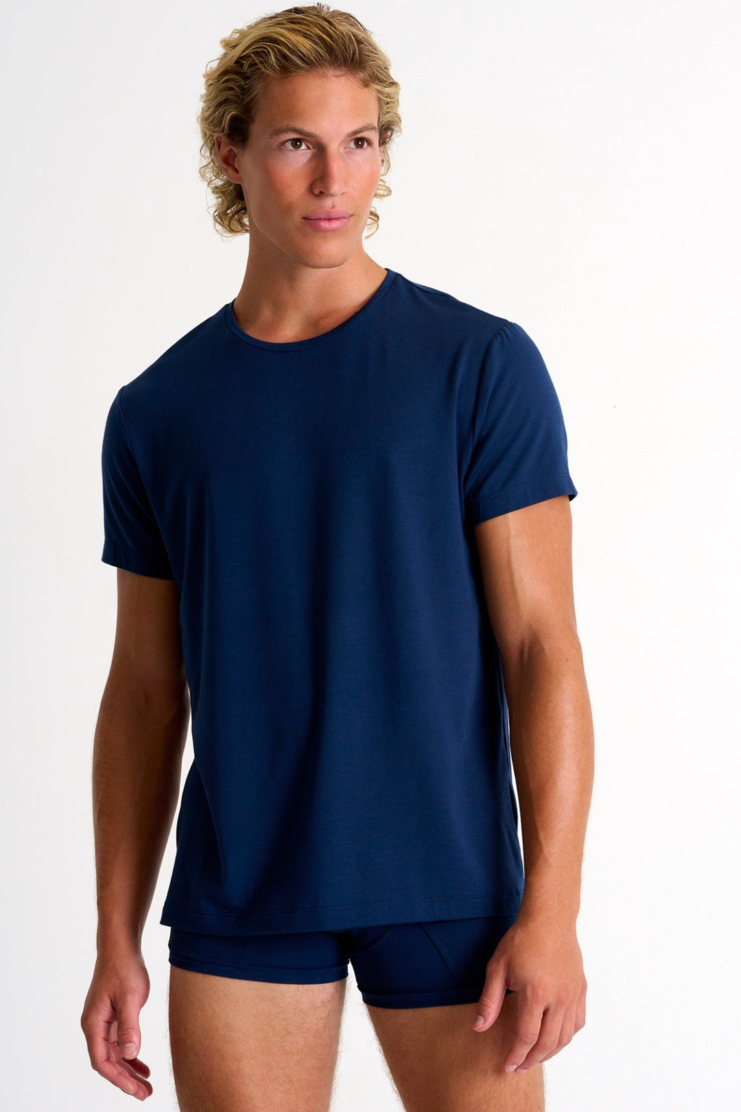 62294-81-500 - Soft Round Neck T-Shirt S / 500 Navy