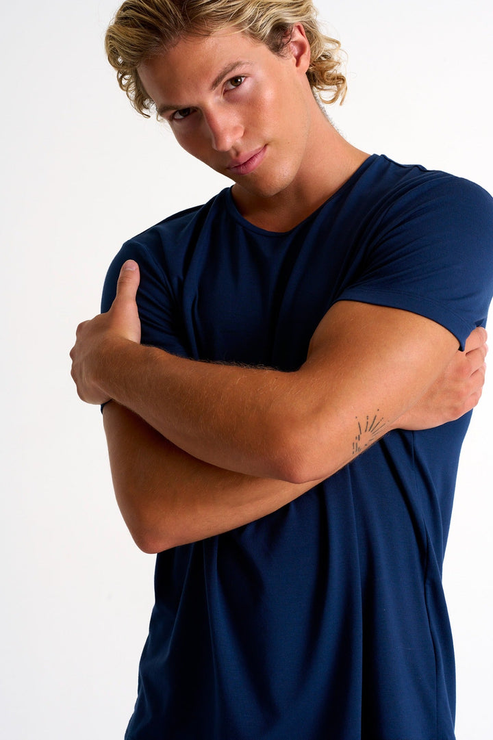 62294-81-500 - Soft Round Neck T-Shirt S / 500 Navy