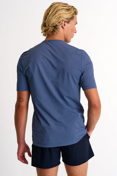 62314-91-951 - High Performance V-Neck T-Shirt S / 951 Navy Print