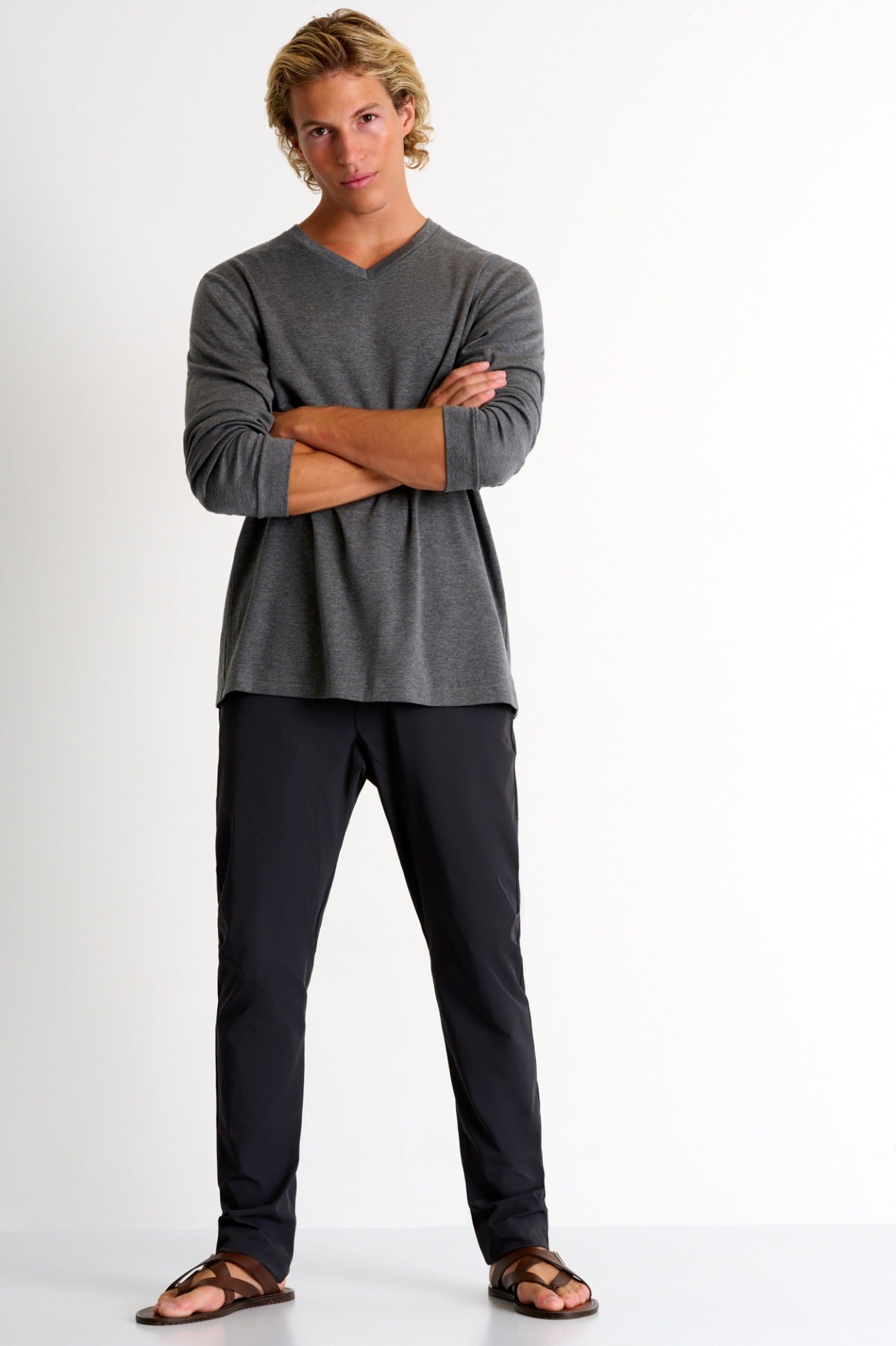 62371-43-160 - Stretch Twill Ergonomic Pants S / 160 Grey