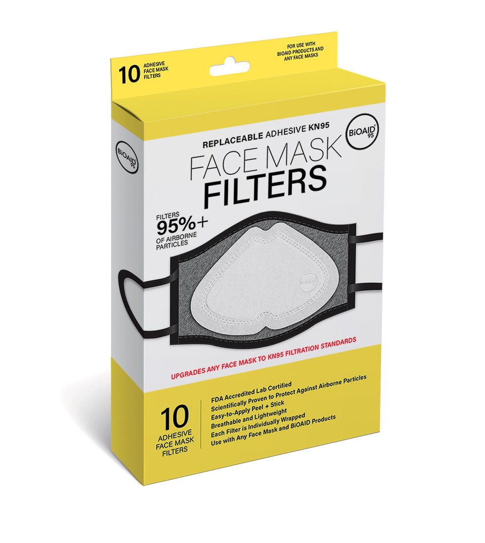 Replaceable Adhesive KN95 Face Mask Filters