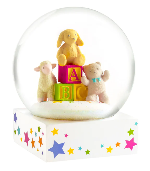 Baby Blocks Snow Globe