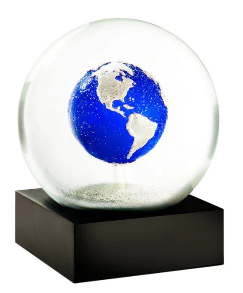 Big Blue Marble Snow Globe