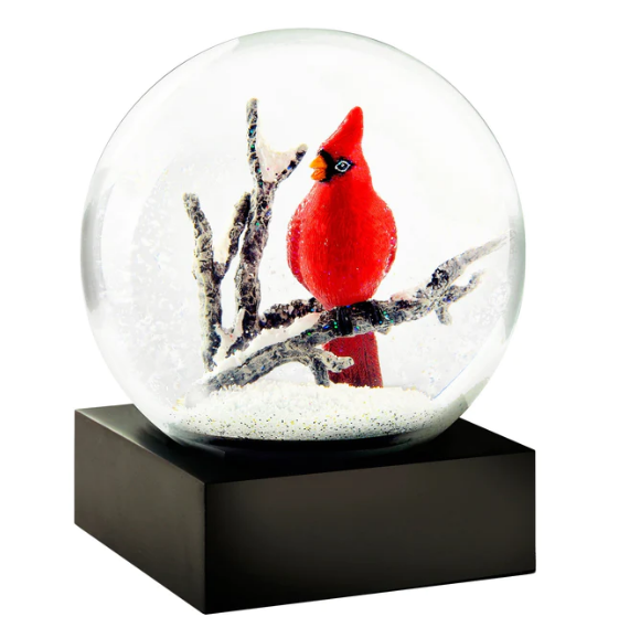 Cardinal Snow Globe