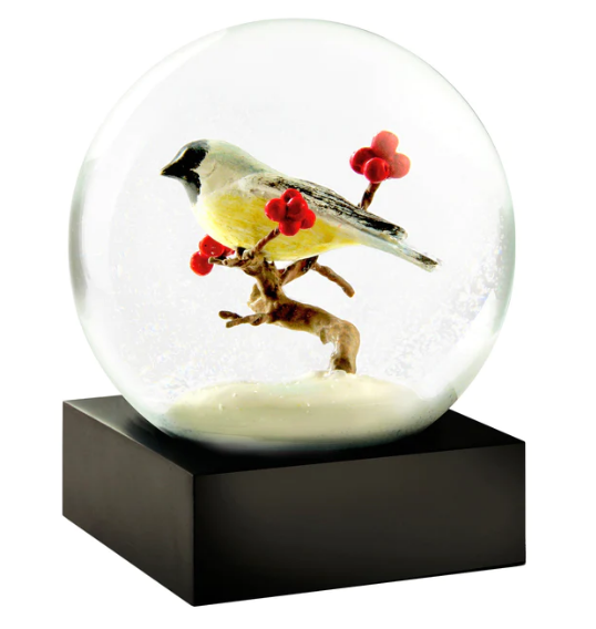 Chickadee Snow Globe