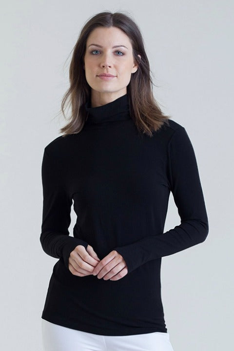 Buki's revolutionary Collagen Turtleneck is a skin cooling, hydrating first layer that has UPF50+ sun protection. - 