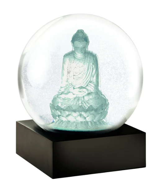 Crystal Buddha Snow Globe