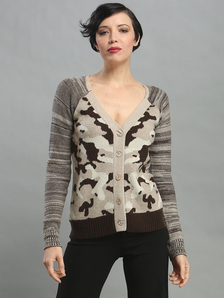 Camouflage Cardigan