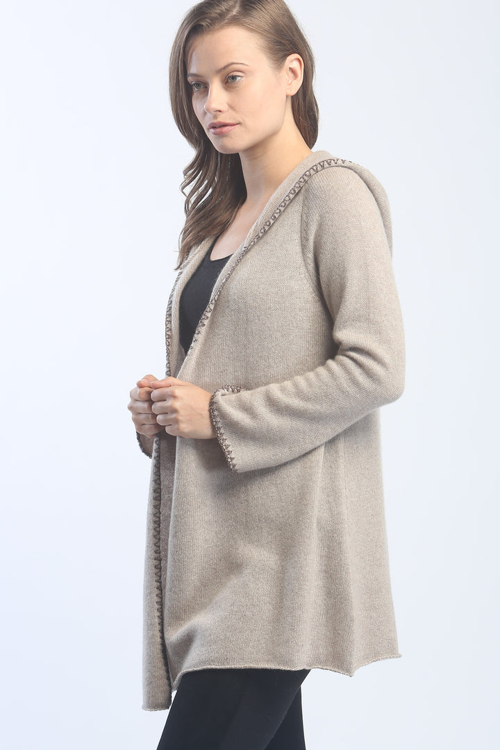 Love &amp; Beautiful Contrast Stitched Hoodie