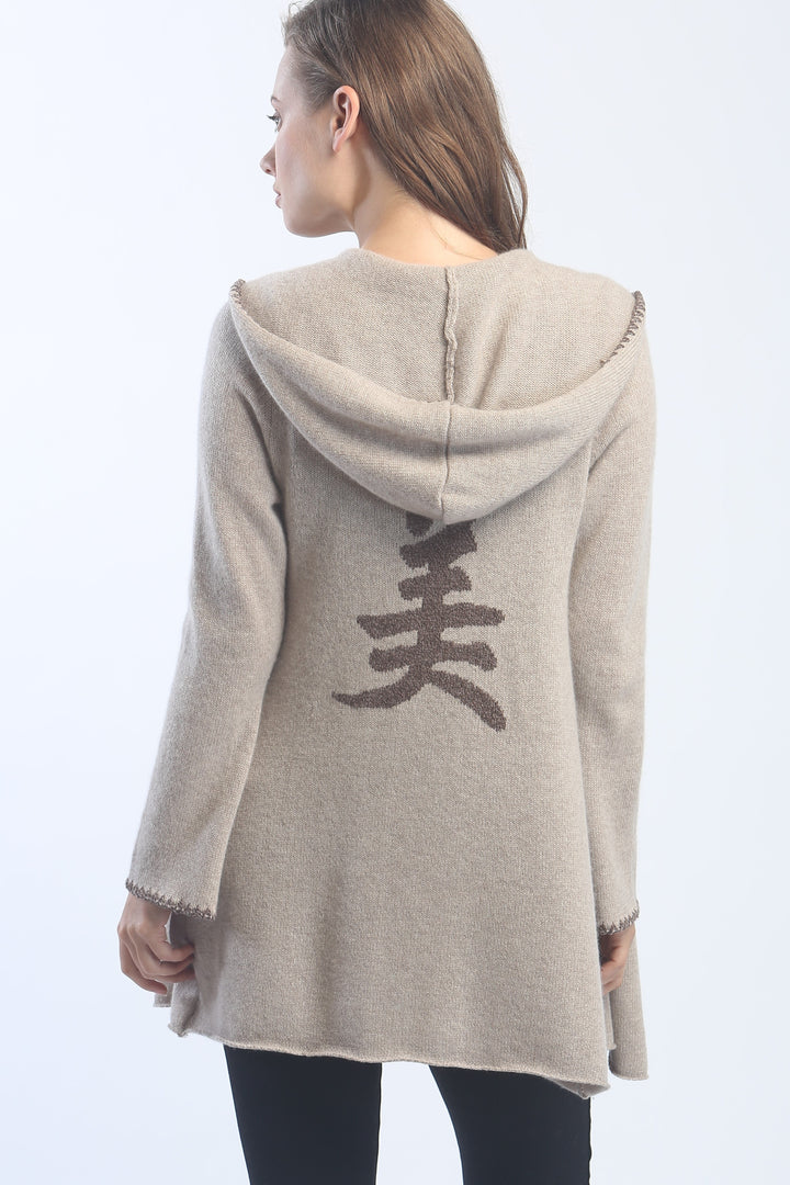 Love &amp; Beautiful Contrast Stitched Hoodie