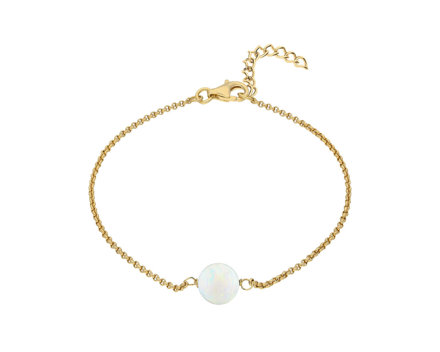 Solitaire Opal Bracelet