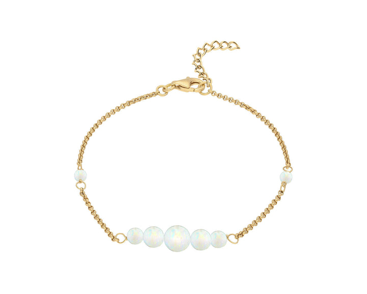 Graduated Opal Bracelet