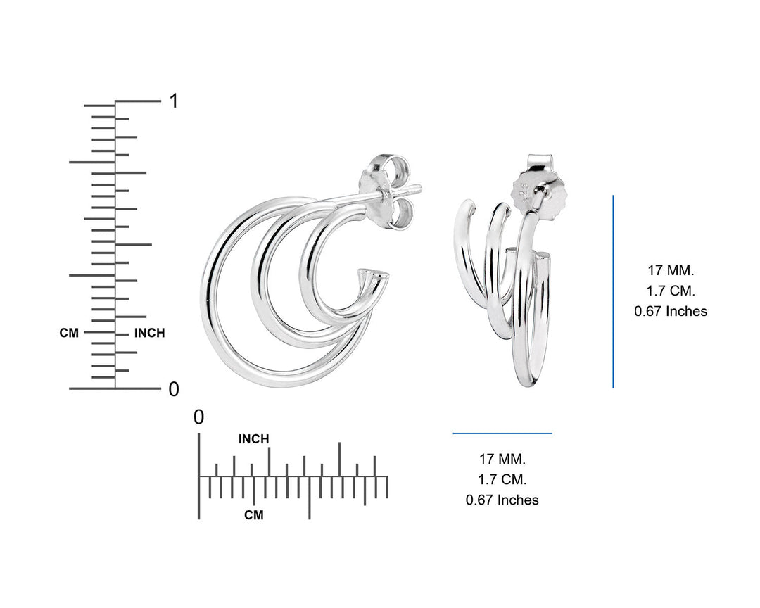 Triple Hoops DIMENSIONS