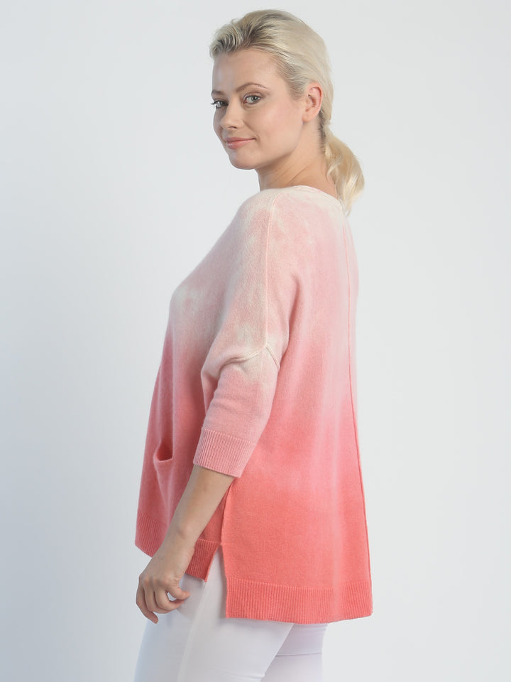 Hand Dye Slouchy Cardigan