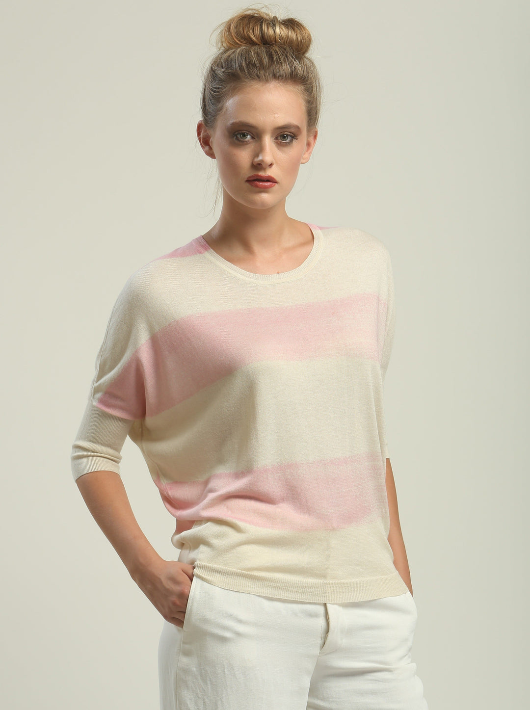 Hand Painted Batwing Pullover