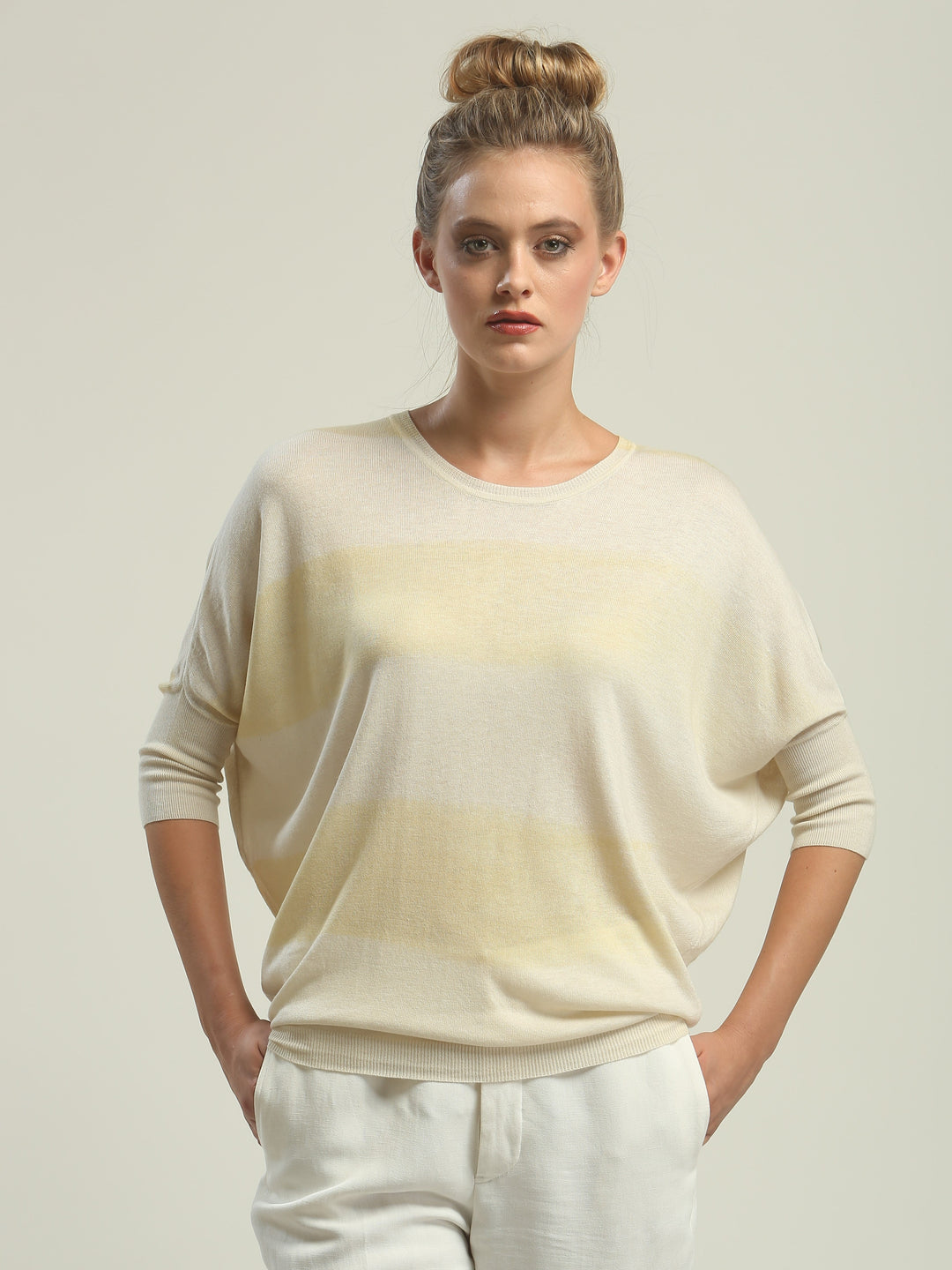 Hand Painted Batwing Pullover