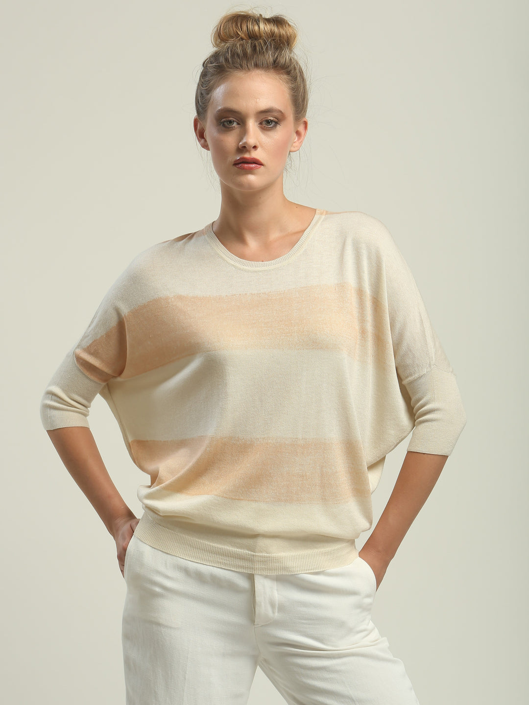 Hand Painted Batwing Pullover