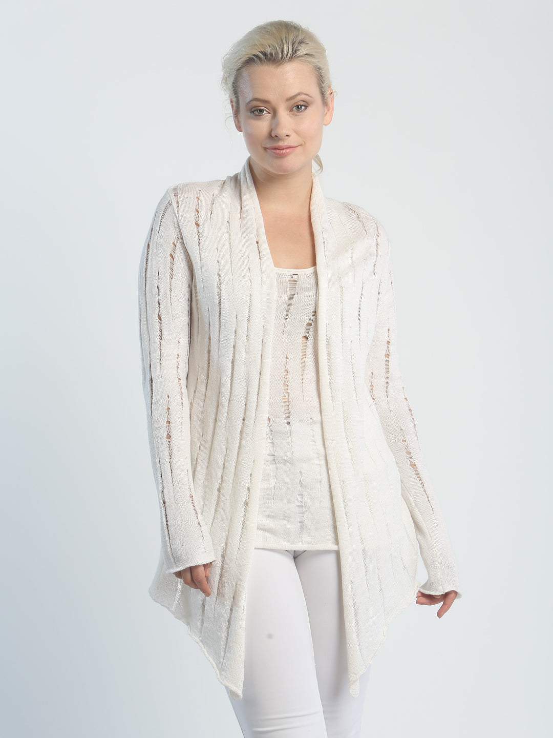 Novelty Stitch Open Front + Novelty Stitch Shell