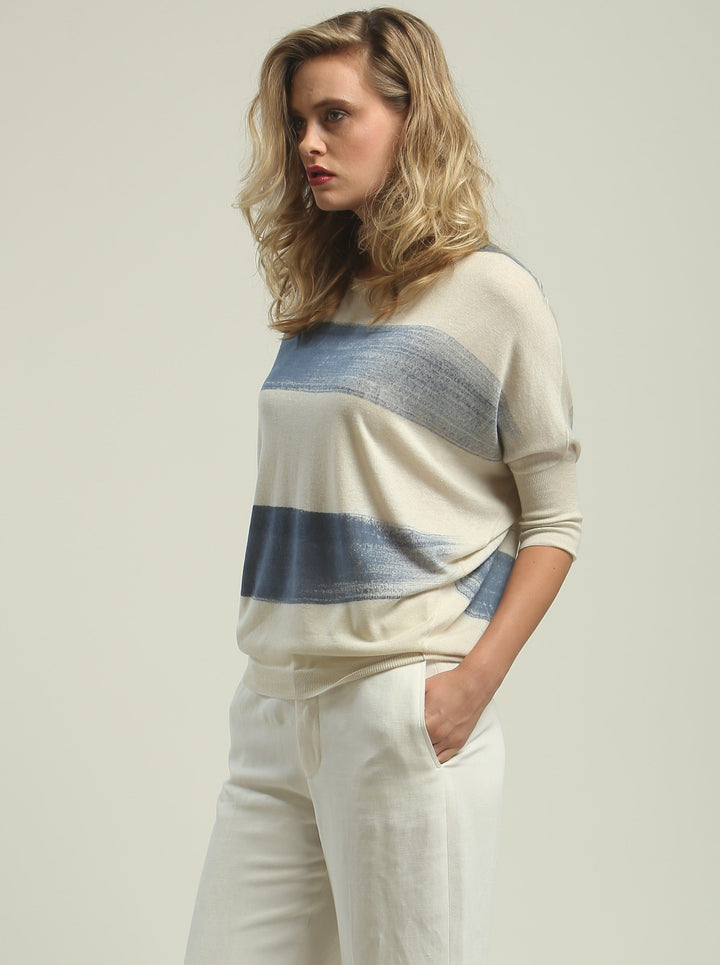 Hand Painted Batwing Pullover