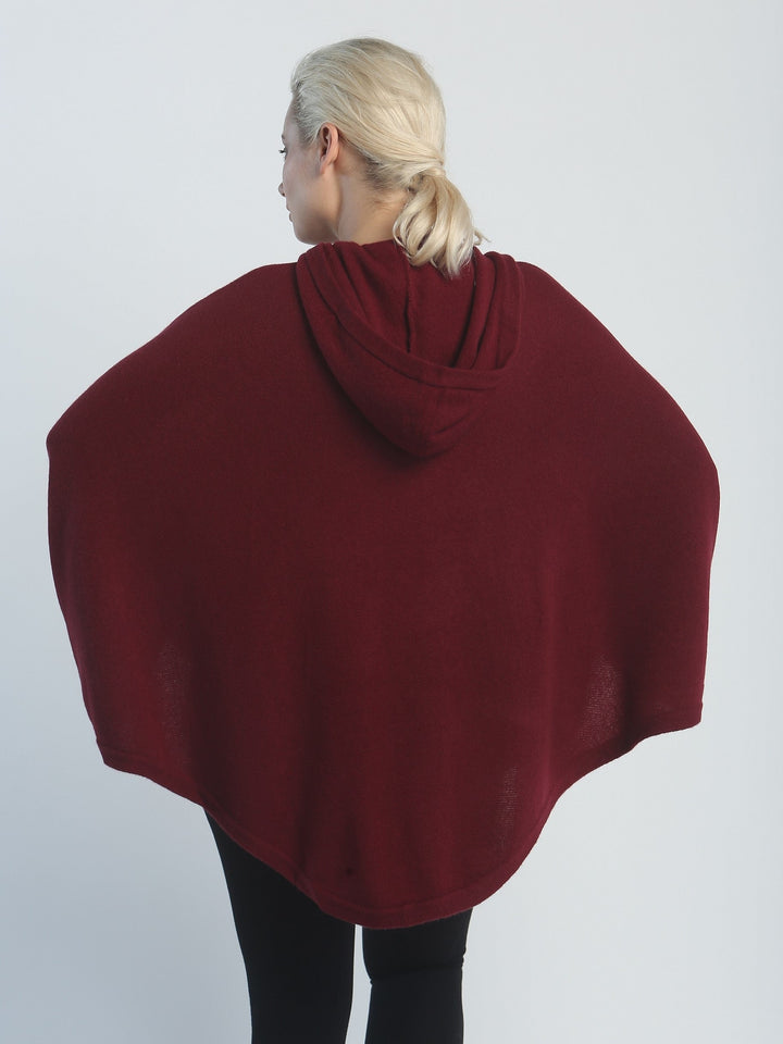 Kangaroo Pocket Hooded Poncho