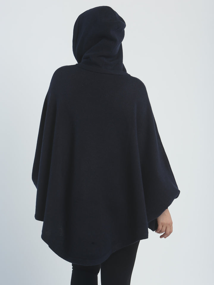 Kangaroo Pocket Hooded Poncho