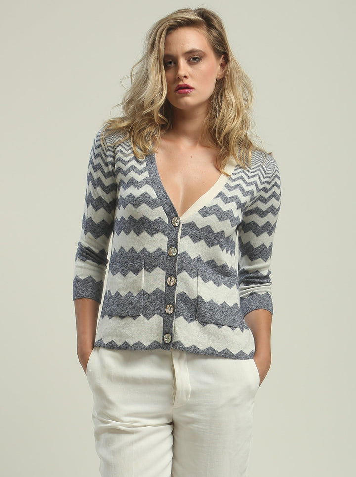 Zig Zag Cardigan