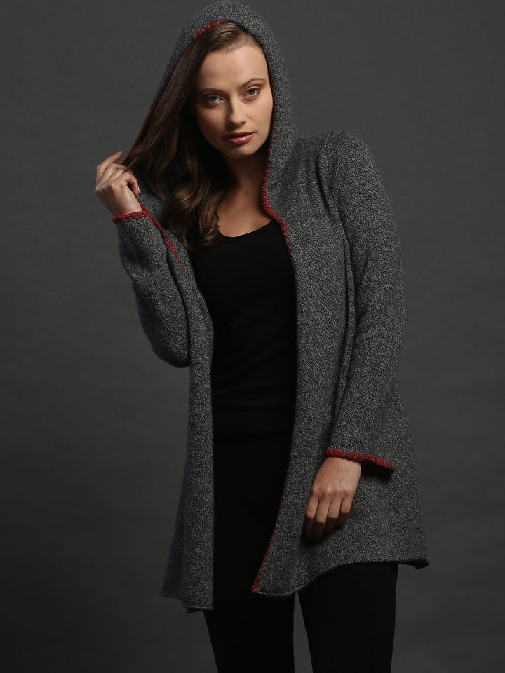 Love &amp; Beautiful Contrast Stitched Hoodie
