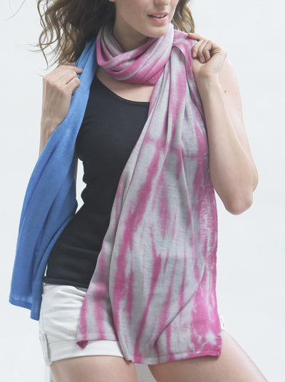 Hand Dyed Travel Scarf