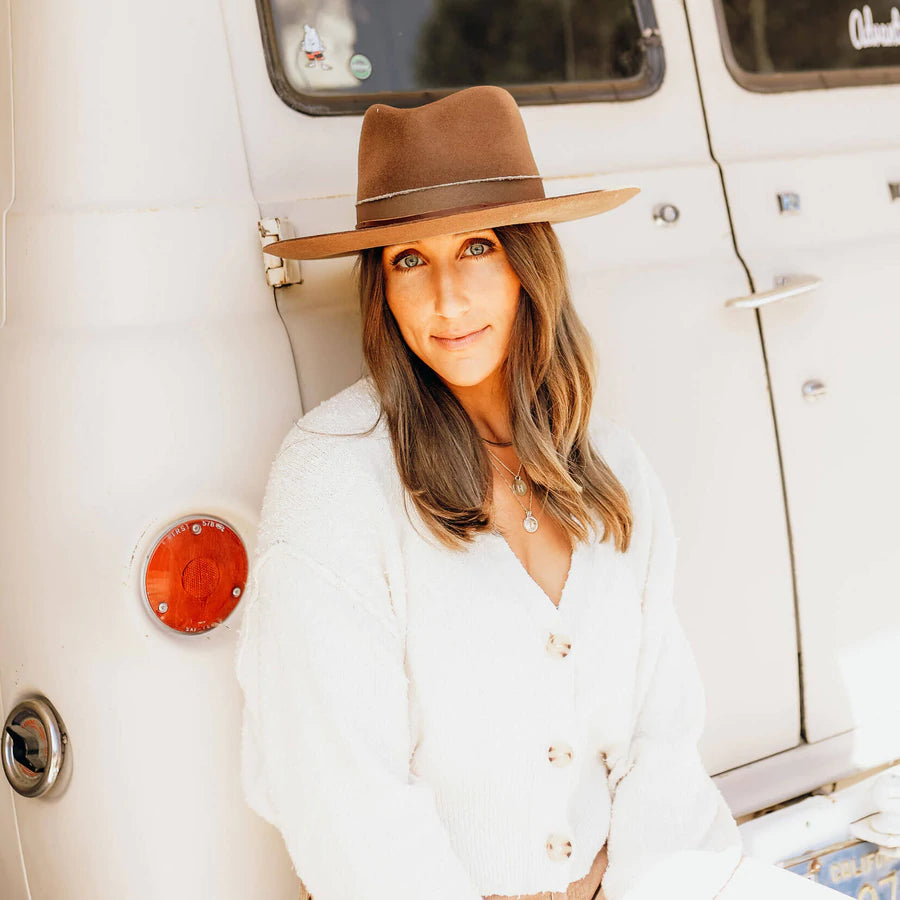 Jawa Wide Brim Felt Fedora